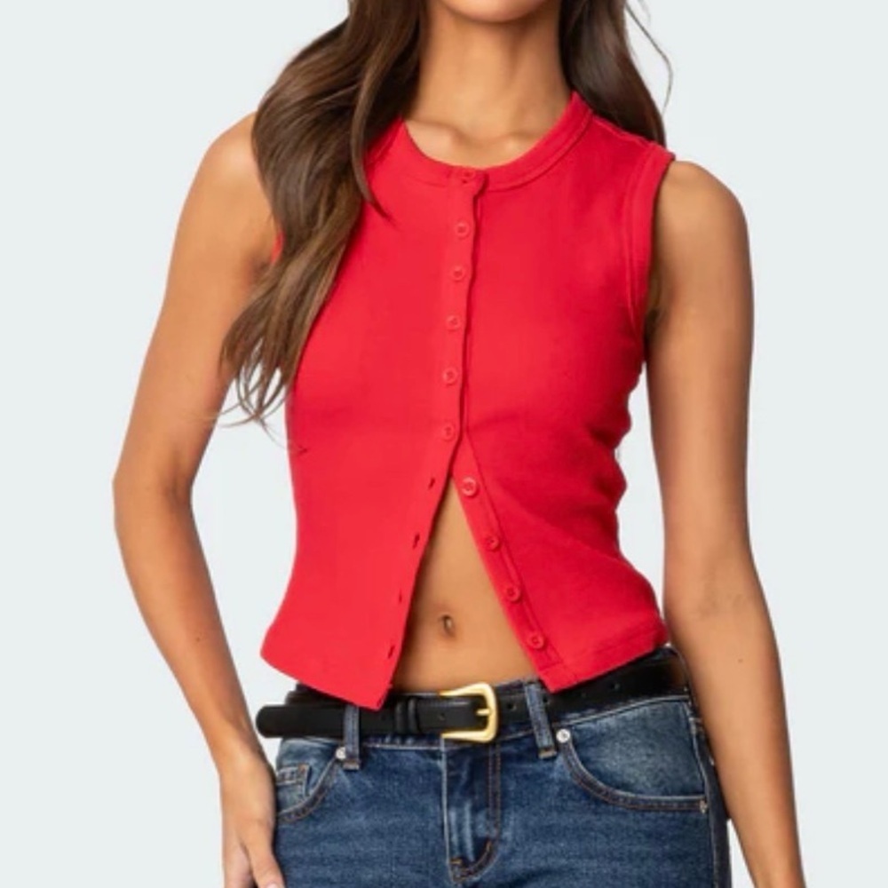 Edikted Basel button up top size small